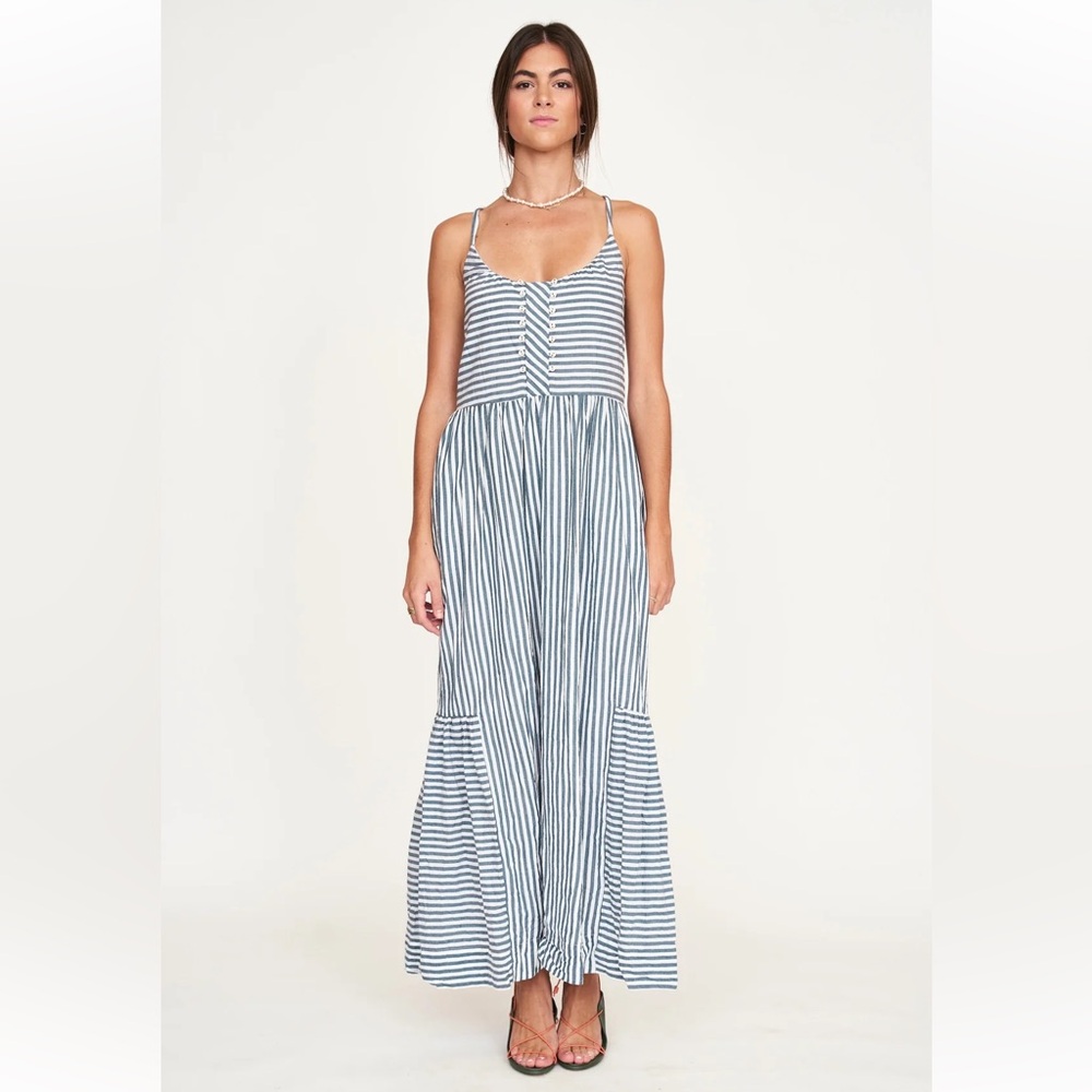 NWT MIRTH Nosara dress in Ocean Stripe size SMALL